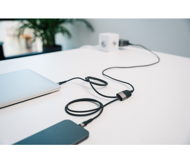 Verbatim Sync & Charge USB-C to Dual USB-C cable 100W 150 cm - 1607291 - zdjęcie 4